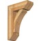 Ekena Millwork Thorton Slat Rough Sawn Bracket w/ Offset Brace, Western Red Cedar, 8"W x 22"D x 30"H BKT0806X22X30THR06RWR - alternate 1